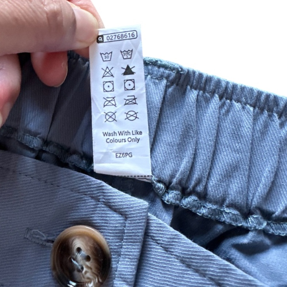 Halara Mid-rise Slate Blue Casual Cotton Joggers With Pockets Size XL - Picture 7 of 7